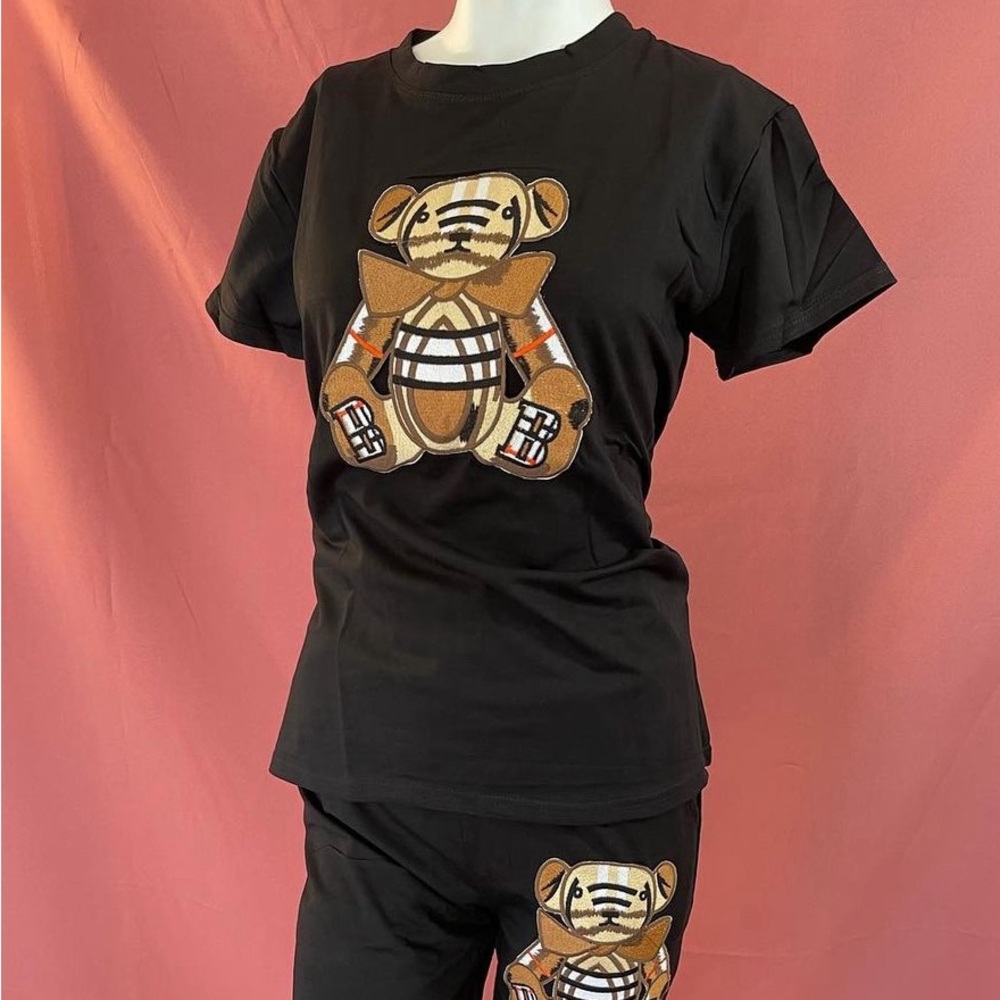 Biker shorts + top trader bear set
